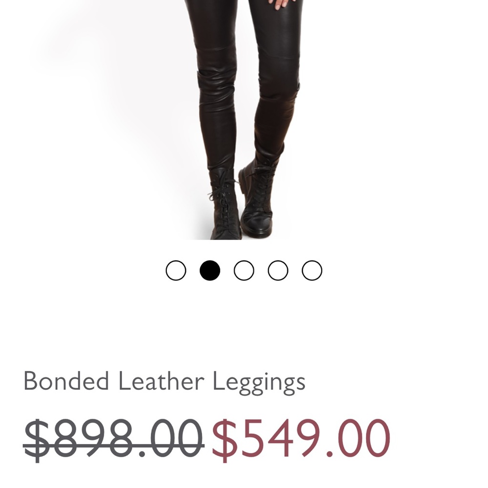 Peruvian connection leather leggings